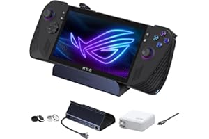iVANKY 8-in-1 ROG Ally/Rog Xbox Ally X Dock mit 100W PD-Ladegerät, Steam Deck/Legion Go Docking Station mit HDMI 2.1 4K@144Hz, 3*USB-A 3.0, 100W USB-C Ladung, 1Gbps Ethernet
