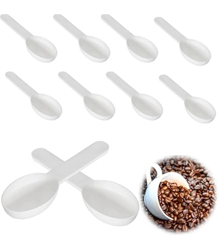20 Stück Doppelseitige Messlöffel Aus Kunststoff - Praktische Portionierer Für Küche & Haushalt