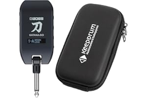 BOSS Katana GO Amp Plug Kopfhörer-Verstärker + keepdrum Soft-Case Transport-Tasche