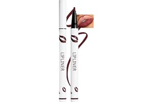 ‎ERINDE Erinde Wasserfester Lipliner Matte, Waterproof Lip Marker, Long Lasting Lip Pencil, Highly Permanented Lippenkonturenstifte, Natürlicher Smooth Lippenstift #06