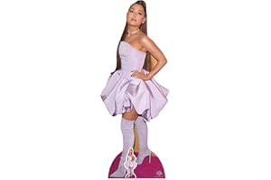 Star Cutouts CS780 Ariana Grande – 163cm Lifesize Cardboard Cutout with Mini | American Pop Star Party Decoration & Gift for Fans
