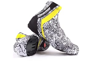 AILOVA Couvre-Chaussures, Antipoussière Hiver Coupe-Vent Chaud Couvre-Chaussures pour Montagne Vélo de Route Sports de Plein Air (L)