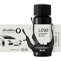 Pintura Base 1L LC9Z Black Magic Pearl Para VW - Lista Para Usar, Color Negro Perla