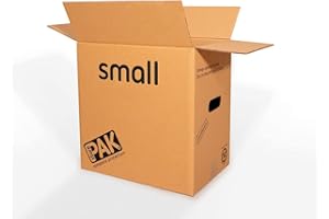 StorePAK Strong Boxes with Carry Handles - Pack of 7 Small Storage Boxes (30 Litres) - Durable, Recycled, and Easy-to-Use