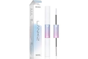 ‎LANKIZ LANKIZ Wimpernkleber Bond und Seal für Einzelne Wimpern Kleber Lash Glue Halt 48-72 Stunden Wimpern Extensions Kleber Wasserfest Bond & Seal 5ml 0.17oz, Weiß