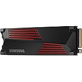 Samsung 990 PRO kylfläns 2 TB PCIe 4.0 (upp till 7 450 MB/s) NVMe M.2 (2280) intern solid state-enhet (SSD) (MZ-V9P2T0CW)