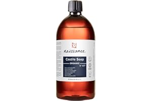Naissance Jabón natural de Castilla BIO líquido 870ml – Vegano, sin perfumes ni sulfatos