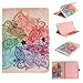 Produktbild Neu iPad 2017 iPad 9.7 Hülle Case,Lederhülle für New iPad 2017 mit Multifunktion,Leweiany Leder Flip Wallet Cover Hardcase Handy Hard Cover in Bunte Farbe Blumen Muster Premium Handyhülle Ledertasche Handytasche Book Cover Case Etui mit Kartenfach Kredit Karten Geldklammer/Standfunktion/Magnetverschluss Funktions Ständer Hochwertiges PU Leder Hülle Rückseite Abdeckung Schutz Hülle für Apple New iPad 2017