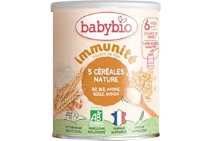 Babybio 3 céréales nature 6 mois et + 220g