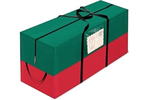 NAVTUE Waterproof Christmas Tree Storage Bag- Fits Up to 10 Ft Tall Artificial Disassembled Trees-68" x 20" x 30"-600D Oxford Material with Durable Reinforced Handles & Dual Zipper&Transparent Pocket