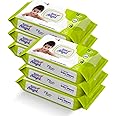 Little Angel Super Soft Cleansing Baby Wipes Lid Pack, 432 Count, Enriched with Aloe vera & Vitamin E, pH balanced, Dermatologically Tested & Alcohol-free, Pack of 6,72 count/pack