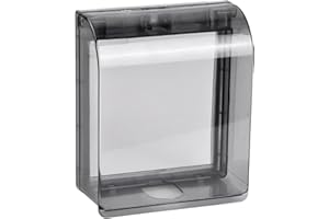 ROSEYAN Steckdosenabdeckkasten,Wandschalter-Steckdose Abdeckungen,Transparent Wasserdichte Schalter Stecker Box,86 Typ Steckdose Abdeckkasten,Babysicherheitsbuchse Deckabdeckkasten (Einfach)