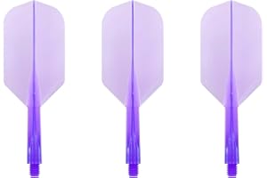 Condor Plumas Flights Morado Slim Corta 21. 5mm 3 uds.