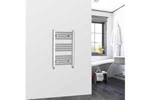 WarmeHaus 700x450mm Cromato Bagno Riscaldato Scaldasalviette Radiatore Dritto Scaletta Stile Scaletta