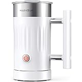 HadinEEon milk frother, 5 in 1 electric magnetic milk frother and hot chocolate machine stainless steel automatic hot cold mi