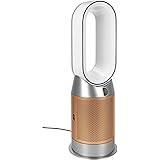Dyson HP09 Purifier Hot+Cool Formaldeide 3 in 1 bianco/oro, ventilatore e purificatore d'aria e termoventilatore silenzioso, 