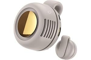 Vgvgaj Ventilateur Portable À Clipser 900mAh Ventilateur Clipsable Petit Sans Pales Ventilo Personnel Clipable Rechargeable Puissant Et Silencieux 3 Vitesses Pour Voyage Camping Extérieur