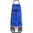 Rolser I-MAX MF Trolley 4 Wheels 2 Swivel Folding - Blue