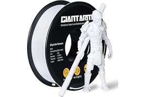 PETG Filament per Stampante 3D, GIANTARM PETG Filament 1,75mm, Dimensional Accuracy +/- 0,2mm 1kg, Bianco