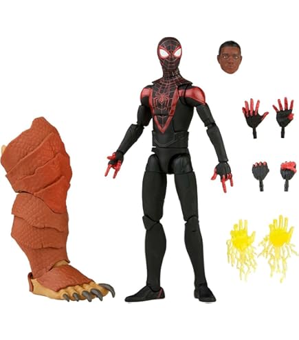 Marvel Legends Spider-Man Black Suit Vs Carnage Actionfiguren-Set – 15 Cm, Retro-VHS-Verpackung