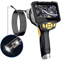 Doppellinse Industrielle Endoskop Kamera, Digitale Inspektionskamera Mit 4.3Zoll 1080P HD Farb-IPS-Bildschirm, Endoskope…