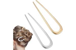 Hanyousheng Metalowe francuskie spinki do włosów i patyczki do koków