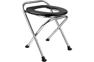 HXSEMAYIG Toilettes de camping, toilettes mobiles pour l'extérieur ou l'intérieur, toilettes de camping pliables