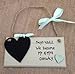 Produktbild Holzschild, personalisierbar, handgefertigt, 'Mint grün Heart'Tafel, COUNTDOWN bis zur Hochzeit, Motiv MR MRS ", Verlobungsgeschenk &