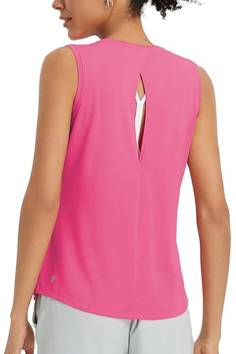 Maglietta Yoga Traspirante Maglietta Sportiva BALEAF Donna - Maniche Corte Traspirante Per Yoga E Allenamento Top Allenamento Yoga Asciugatura Rapida - 7