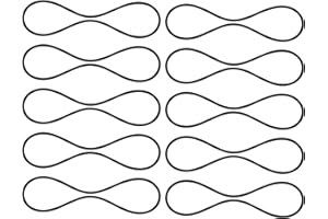 SAVITA 10 sztuk Gumowy Pierścień do Mikrofonu, Uniwersalne Gumki Zastępcze Mikrofonu Gumki do Amortyzatorów Microphone Shock Mount Parts Gumki do Mikrofonu Shock Mount Ring (Czarne)