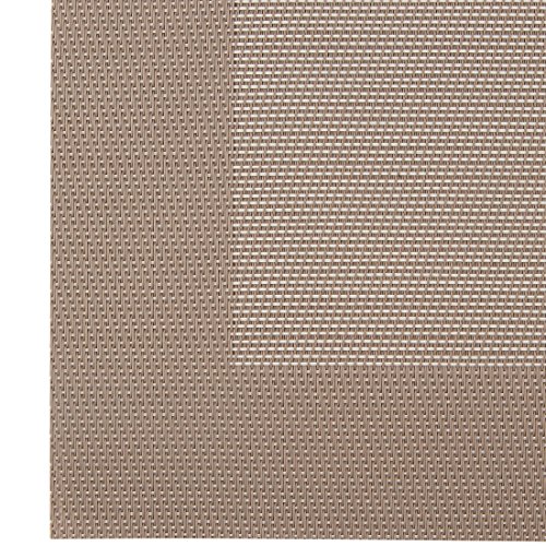 Levivo Platzset aus pflegeleichtem Gewebe, 4er-Set, taupe - 5