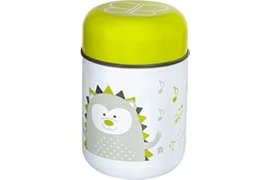 Bblüv Foöd B0122L - Gourde en acier inoxydable 300 ml avec bol et cuillère - Vert citron - Unisexe 0.28 kg (Lot de 1)