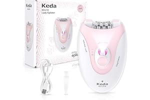 TEPIMATO Epilator,Cordless Epilator for Women with LED Light 2 Speed Setting Rechargeable Facial Hair Remover for Women, Body Epilator Face Legs Arms Underarm Armpit Bikini for Home and Travel Used