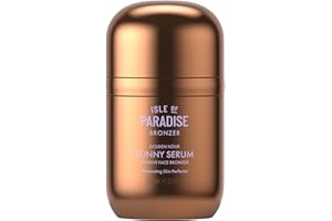 Isle of Paradise Sunny Serum, Instant Face Bronzer with Niacinamide, Squalane & Jojoba Oil, Illuminating Liquid for Radiant, Sun-Kissed Skin, Lightweight, Hydrating, Suitable for All Skin Types