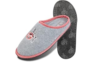 Bock op Kölle 1. FC Köln Pantoffel Logo Gr. 36-47 Hausschuhe Slipper - neues Modell 2022!