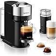 DeLonghi Nespresso Macchina da caffè Vertuo Next Deluxe ENV 120.CAE con montalatte, cromata