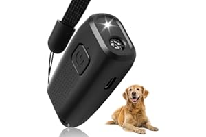 XINZHIZHU Anti Barking Device for Dogs Ultrasonic Dog Barking Deterrent Devices Repeller Stop Bark Control Shield Handheld Trainer Repellent Indoor Outdoor for Small Medium Large Works in Yard Home Rechargeable