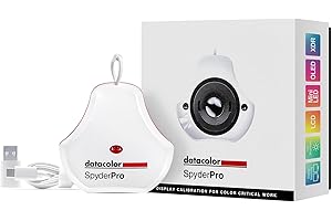 Datacolor SpyderPro - Calibrazione monitor fino a 12.000 nit, funzionalità 3D LUT, Device Preview Plus, Content Credentials (C2PA) e Integrazione con Esposimetro