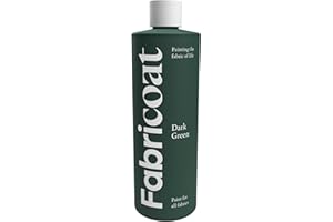 Fabricoat Fabric Paint – Restore or Change the Colour of Any Fabric - Paint Directly Onto Fabric - Transform Anything – Sofas, Lampshades, Car Interiors (500ml, Dark Green)