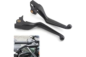 GYMARK Maneta de motocicleta palanca de embrague de freno para Harley Sportster 883 1200 2004-2013 Kit de palanca de control de mano Accesorios de motocicleta Piezas de repuesto (negro)