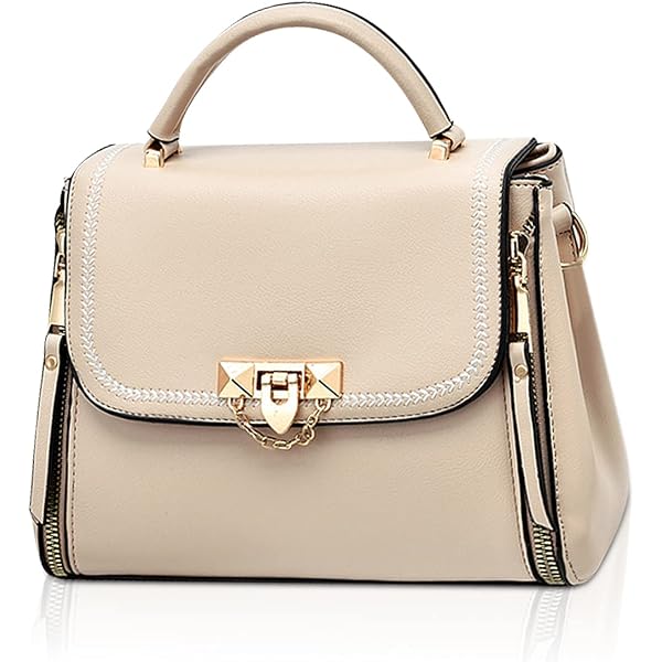 Gaudì Doris Borsa A Spalla Con Loghi In Metallo Marine/Bianco