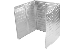 SNOWCHECKING Kitchen Hob Splash Back, Aluminum Foil Oil Splash Guard Screen Cover, Anti Splatter Shield Kitchen Tool For Cooking Frying(2pcs)