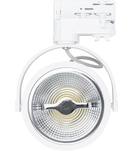 Spot LED Sur Rail Triphasé 30W Vulcan – 3000 Lm, 4000K Blanc Neutre – Angle 24°, Durée De Vie 40 000h – Pour Magasins, Expositions - 2