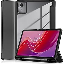 Cover Wanme Per Lenovo Tab M11 (2024) 11 Pollici | Custodia In PU Con Sveglia Automatica E Supporto Regolabile | Nero