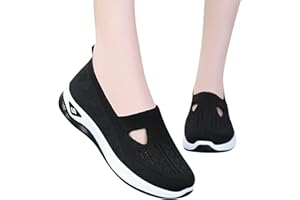 DWEVKEFUL Scarpe Ortopediche Donna Senza Lacci Morbida Sneakers Scarpe da Ginnastica Traspirante Antiscivolo Leggere Scarpe da Corsa Estive Comode Scarpe da Camminata