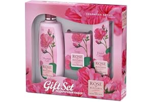 ROSE OF BULGARIA ROSA DI BULGARIA - Confezione regalo – Gel doccia, sapone naturale, crema mani.
