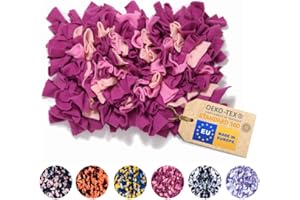 MIMIKO Pets - Mata węchowa dla psa i kota | L (45x30 cm) Amarantowy-róż | Zabawki interaktywne dla psów | Mata do karmienia, nadająca się do prania | Mata edukacyjna w rozmiarach XS - XXL