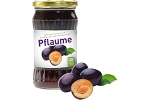 LCW - Fruchtaufstrich mit Fruchtzucker und Süßungsmitteln 340g Glas Pflaume