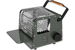 WINDHIKE Naturehike 2-in-1 Portable Heater & Stove, Gas Stove, LPG, Camping Heaters for Tents, Adjustable Temperature, Surge Protection (Green)