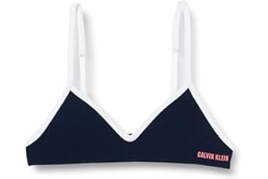 CALVIN KLEIN JEANS Calvin Klein Reggiseno Modellato, Navy Iris, 8 Anni Bambine e Ragazze